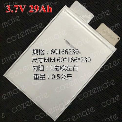 3.7v 30Ah Li Polymer Battery Real 29ah 36V 30Ah Battery Pack for Electric Motor Wheelchair Battery Pack Diy Solar Panel Ebike