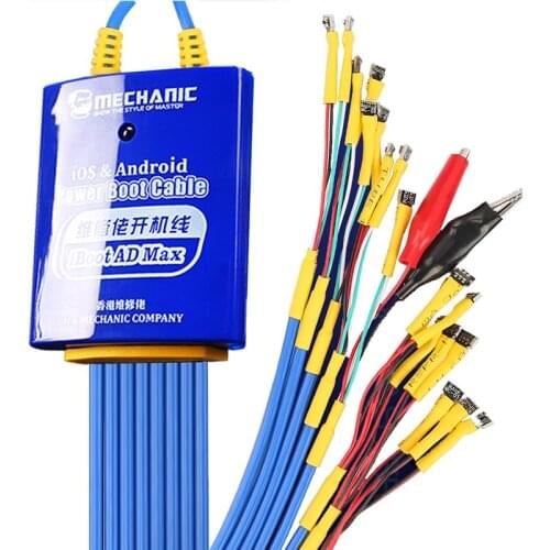 MECHANIC Mobile Phone Power Boot Cable for IOS Huawei Android DC Power Supply Test Cable Motherboard Repair Activation Boot Line