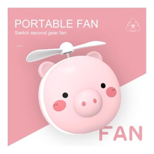 Mini Fan Portable USB Outdoor Ventilador Rechargeable Mute Sports Fans for Home Office Have Led Light and Mirror Handheld Fan