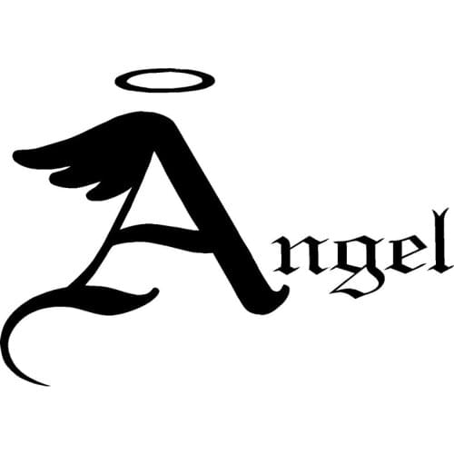 15cm * 10.5cm Fashion Personality Creative Classic Charming Angel Decal Pvc Car Accessories Motorcycle Helmet Auto Shape Sticker