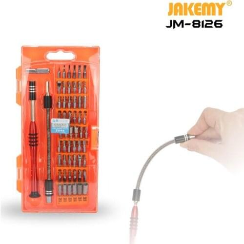 JAKEMY JM-8126 58 in 1 Professional kit Multifunctional precision Repair tool CR-V Household Electronics DIY Screwdriver Set
