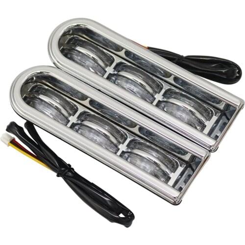 For Harley Touring Electra Glide Road King FLHR 14-17 Motorcycle LED Light Accent Saddlebag Filler Inserts Support Tail Light