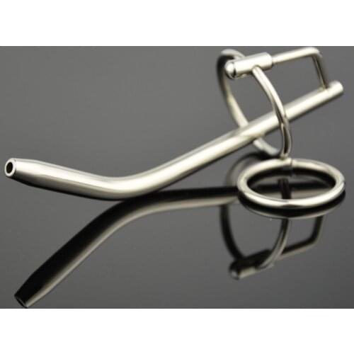 Stainless Steel Urethral Dilators Catheter Penis Plug With Cock Rings Sex Toys For Men Cbt Adult Penis Insertion Urehral Sounds