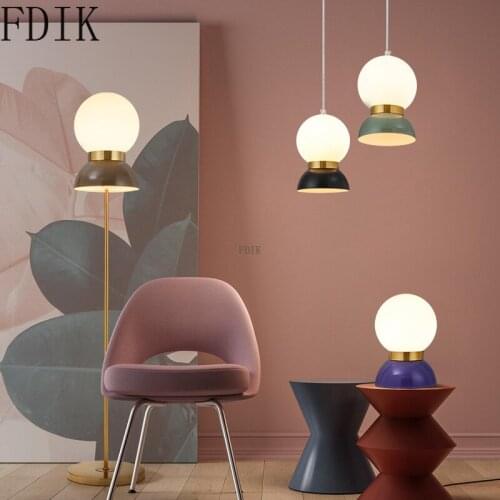 Nordic Glass Doll Pendant Lamp Modern Living Room Decor Light Dining Room Bedside Aisle Bar Lights Hanging Suspension Luminaire