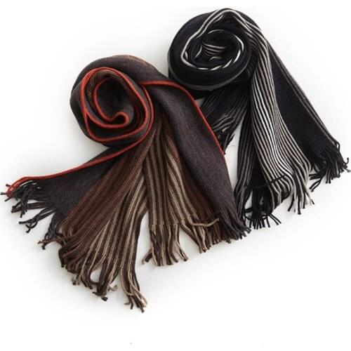 JHBeute Autumn Winter Scarf Women foulard Long Knitted Soft Scarf Mens and Womens Universal Scarf Y2K Retro Casual 190cm*28cm