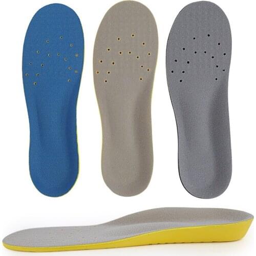 Insoles for Shoes Top Quality Cushions Shock Absorption Breathable Comfortable Foot Pain Relieve Shoe Insoles for Men and Women