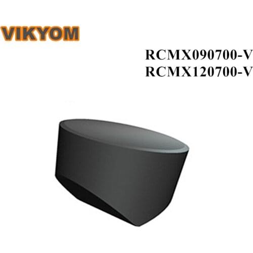 Turning Tools PCBN Solid CNC Lathe Tool RCMX090700-V RCMX120700-V CBN Inserts Black For Quenched Steel CNC Machining