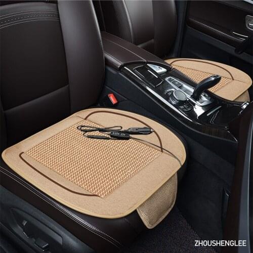ZHOUSHENGLEE12V Seat ventilation 1pc car seat cover for Chrysler all models 300C PT Cruiser 300S 300 Sebring summer Pad Cushion