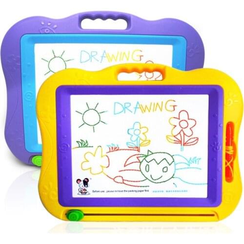 1PCS Childrens Magnetic Drawing Board Set Graffiti Drawing Board With Stamp Learning & Education Toys Hobbies for Kids Big