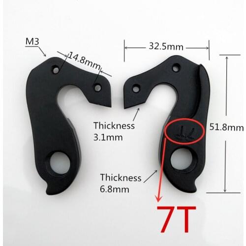 1pc Bicycle gear rear derailleur hanger For Specialized Tarmac Expert Roubaix Shiv long S-Works Amira Venge Long Version dropout