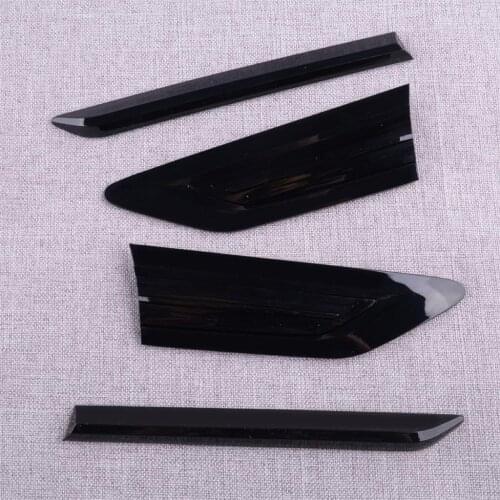 CITALL 4Pcs Side Wing Fender Air Vent Hood Intake Emblem Badge Cover Trim Sticker Fit for VW Tiguan 2nd Gen 2017-2019 2020