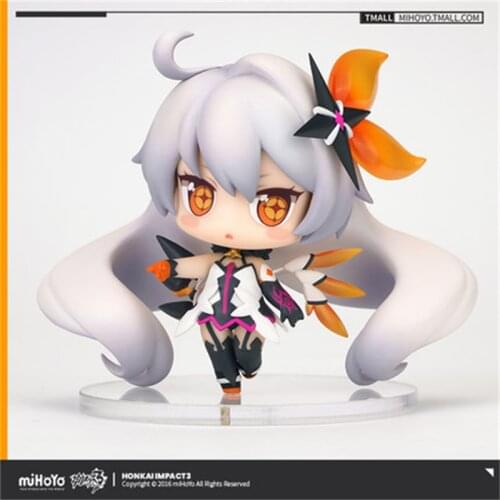 Anime Game Honkai Impact 3 COSPLAY Kiana·HERRSCHER OF THE VOID Q Version Figure Desktop Decoration Gift