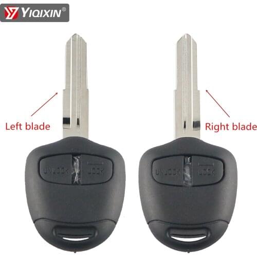 YIQIXIN 2 Buttons Remote Car Key Shell Case For Mitsubishi Lancer EX Evolution Grandis Outlander I-Miev Eclipse Endeavor No Logo