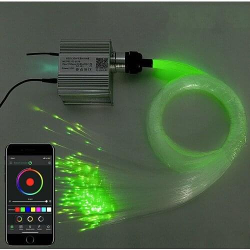 Remote control 10W APP RGBW 4-level Speed Twinkle LED Star Ceiling Smart Light Engine Driver+150pcs Fiber Optic cable