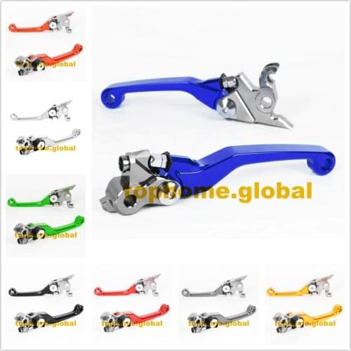 For HUSABERG TE125 2012 2013 CNC Pivot Brake Clutch Levers Replacement Lever Pair 8 Colors Dirtbike