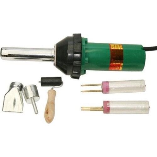 EMS/DHL Fast shipping! BOSITE 220V 1000W Plastic Welder Hot Air Gun ,Welding Heat Gun rod Gas Vinyl Welding Equipment