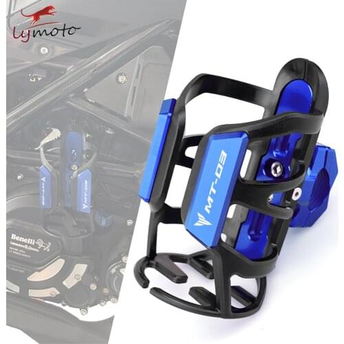 For Yamaha MT-03 MT-07 MT-09 MT03 MT07 MT09 MT10 Hot Deals Motorcycle Accessories Holder CNC Aluminum Beverage Water Bottle Cage