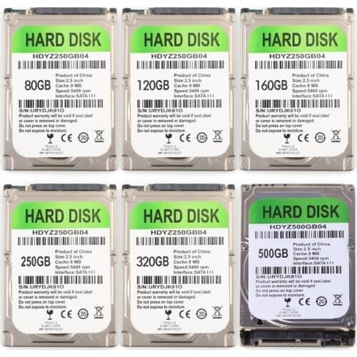 HDD SATA USB Adapter Cable 80/120/160/250/320/500GB for Laptop Hard Drive Disk