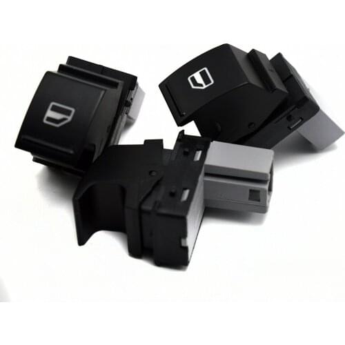 3 Pcs Power Single Window Control Switch Button For Volkswagen VW PASSAT B6 CC Caddy GOLF 5 6 JETTA MK5 MK6 Eos GTI 7L6 959 855