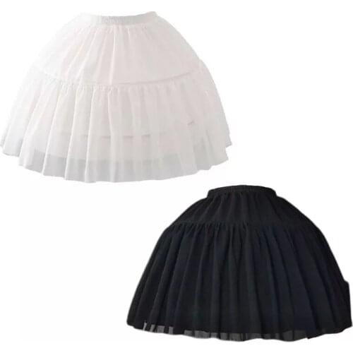 Cosplay Short Skirt Lolita Carmen Slip Liner Cute Girls Skirts Adjustable Petticoat