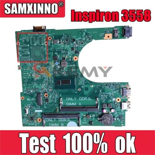 Laptop motherboard For DELL Inspiron 3558 3458 Core 3805U Notebook Mainboard CN-03499V 03499V 14216-1 PWB:1XVKN REV:A SR210