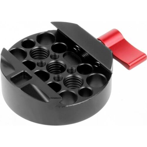 BGNing Multi Holes DSLR Camera Mini Quick Plate Mount Adapter For DJI Ronin MX Gimbal Stabilizer Attach Adapter Photography Part