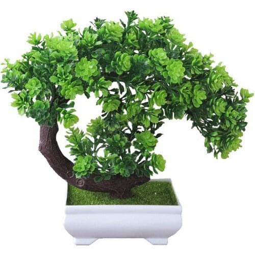 New Colorful Artificial Flowers Plants Bonsai Small Tree Pot Plants Fake Tree for Home & Garden Decoration