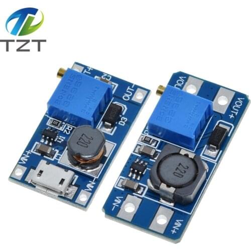 MT3608 DC-DC Step Up Converter Booster Power Supply Module Boost Step-up Board MAX output 28V 2A for arduino