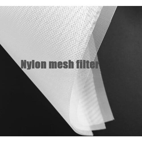 Fine mesh strainer nylon 80/120/150/200/300/400/500mesh filter 10 micron filter water milk nut oil fruit juice mesh filter cloth