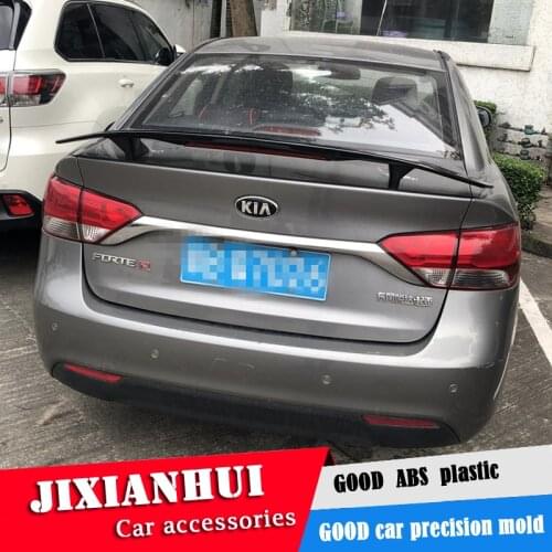 For Kia Forte Spoiler 2011-2018 K3 Forte Spoiler TF ABS plastic Material Car Rear Wing Color Rear Spoiler