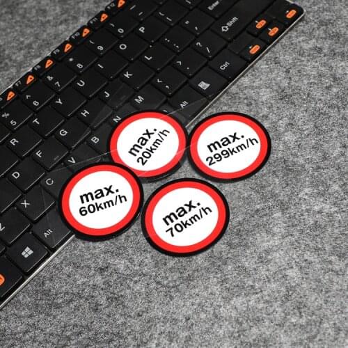 GalonDeco G020 Waterproof Speed Limited Sign Bike Motorcycle Motocross Reflective Safety Warning Mark Car Stickers and Decals