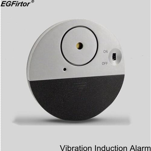 Vibration Alarm Detector Home Window Door Shock Sensor Wireless Battery Operation Anti-theft Alarm Detector Security Alarm
