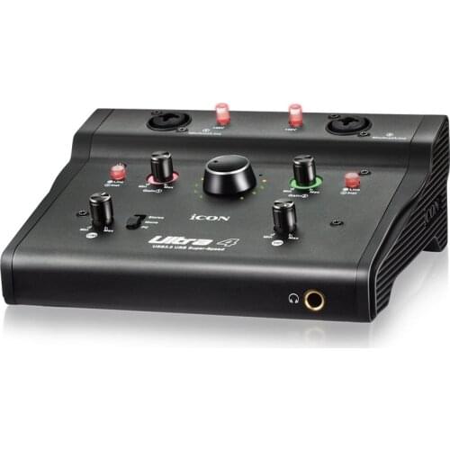 Original ICON Ultra 4 USB3.0 external Sound card 2-In/2-Out USB Recording Interface 2*2 analog I/O 16 channel,for Microphone