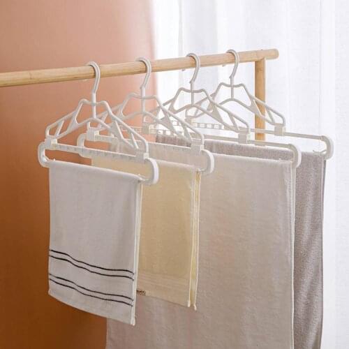 2PCS/Set Retractable Quilt Dring Hangers Long Sheets Drying Rack Large Plastic Bath Towels Clothes Racks