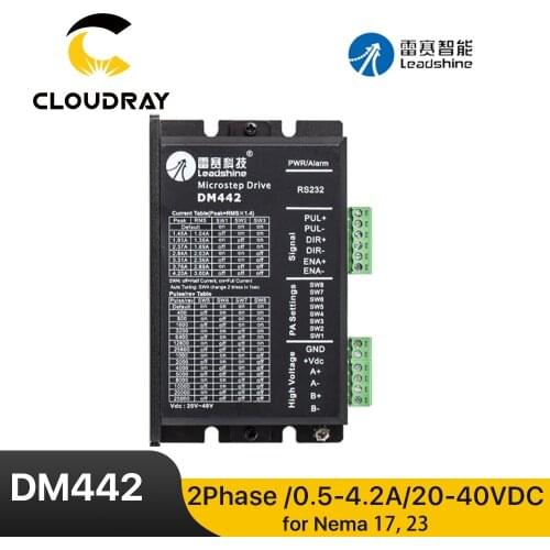 Leadshine DM442 2 Phase Stepper Motor Driver 18-50VAC for Nema 14/16/17/23 Stepping Motor Controller