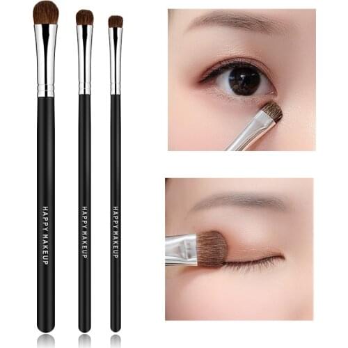 3pcs/set Professional Eyeshadow Brush Eyeliner Eyelash Eyebrow Blusher Foundation Make up Brushes Fashion Cosmetic Brushes Tools