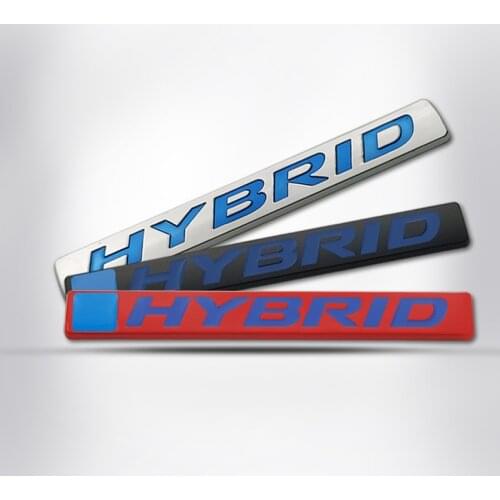 Car Sticker Auto Hybrid Logo Emblem Refitting Badge Decal For Toyota Nissan Camry Subaru Volkswagen golf Lexus BMW Audi Honda