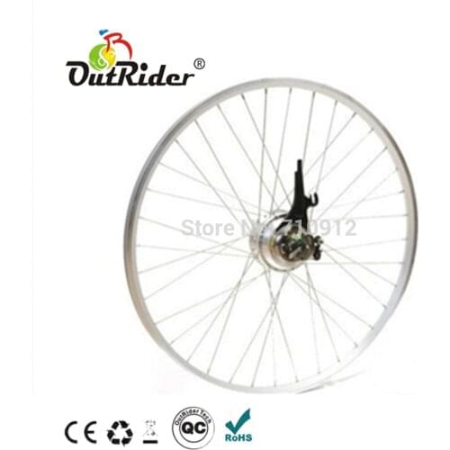 Free Shipping CE/EN15194 Approved 24V250W E-bike/Electric Bicycle/Bike Kit Hub Motor RollerBrake Brushless customised rpmOR01A3