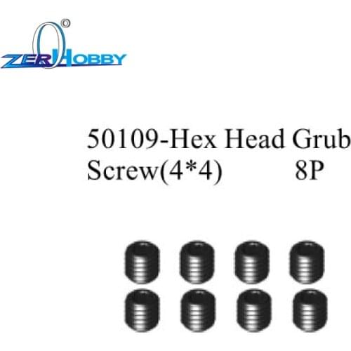 PART NO. 50109 HEX HEAD GRUB SCREW(4*4) FOR HSP 1/5 SCALE RC CARS 8PCS PER LOT