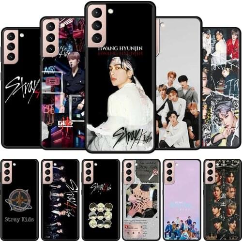 Boy group stray kids kpop Cell Phone Case for Samsung Galaxy S21 Ultra S20 FE S10 5G S9 S8 Plus S10e S7 Edge Mobile Phones Cover