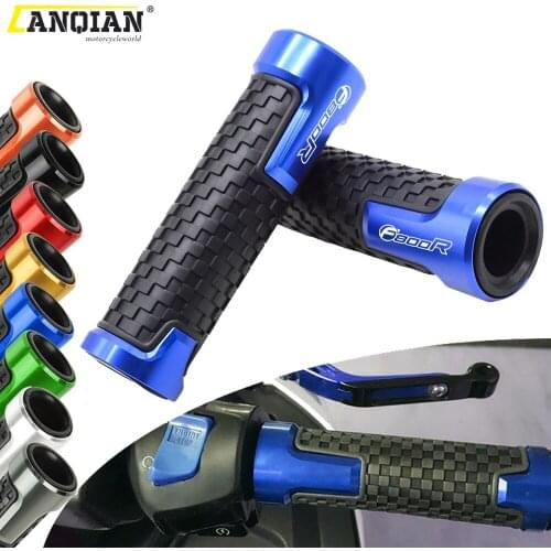 For BMW F800R F800 F 800 R 2009 2010 2011 2012 2013 2014 2015 2016 7/8" 22mm Motorcycle CNC Rubber Handlebar Grips Hand Bar Grip