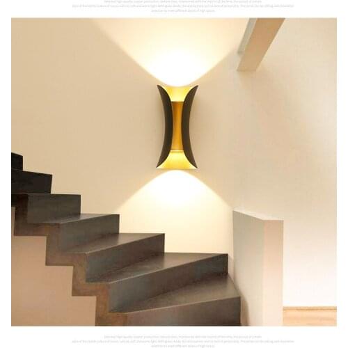 10W Nordic Creative Wall Lamp Outdoor Living Room Background Wall Modern Simple Small Waist Bedside Bedroom Hotel Front Light