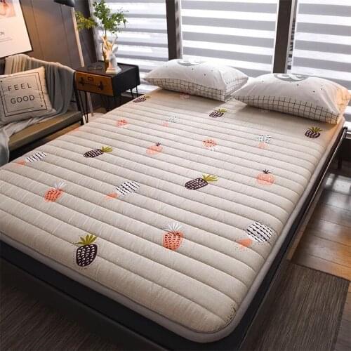 Comfortable Soft Fold Tatami Mattress Adults Bedding Mattress Topper Tatami Thick Warm Cotton Mattress twin queen king size