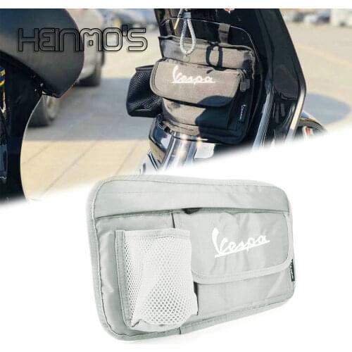 Motorcycle Accessories For Vespa Sprint Primavera GTS GTV GTE LX LXV 50 150 200 250 300 Waterproof Glove Canvas Storage Bag