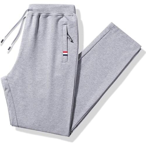 Mens Joggers New Style Cotton Sports Pants Mens Korean Fashion Casual Pants Student Trousers 8XL