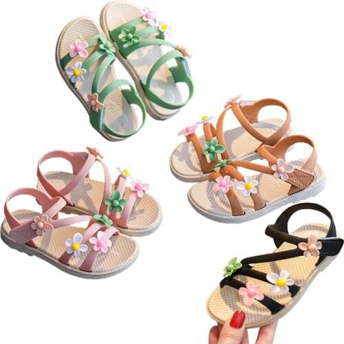 2021 New summer girls sandals fashion beach kids girls sandals shoes
