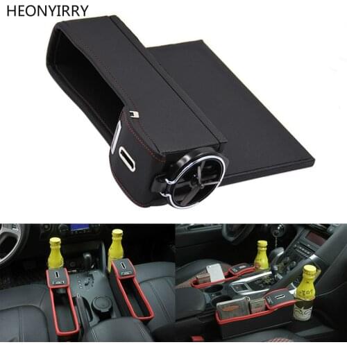 Car Seatr Organizer Crevice Storage Box Cup Drink Holde Auto Gap Pocket Stowing Tidying For Phone Pad Card Coin Case Accessories