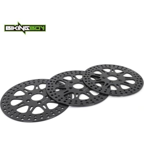 BIKINGBOY Front Rear Brake Discs Disks Rotors FXDL Low Rider FXDS-CON FXLR FXDWG Wide Glide FXSTS Springer 90 91 92 93 94 95 96