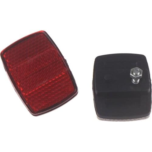 Bicycle Plastic Reflector Tail Light Reflector Front And Rear Warning Tail Light Bike Accessories