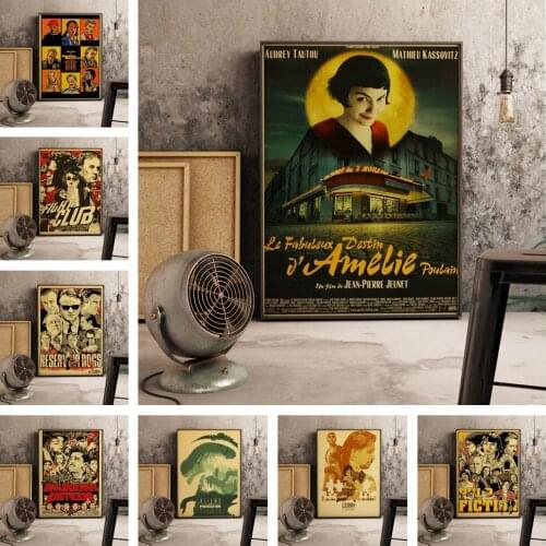 Classic Movie Poster/Kill Bill/Pulp Fiction/Angels Love Beautiful/Vintage Canvas Wall Print Art Painting Home Decoration Picture